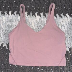 Cute purple pathetic cropped lulu lemon tank top
